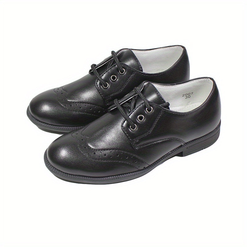 Boys Wing Tip Brogue Oxford Shoes Dress Shoes Durable Non Slip Formal Shoes