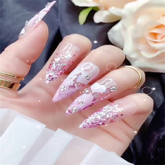 Embossed Rose Lace Nail Art Decals Acrylic Manicure Decorations for Women