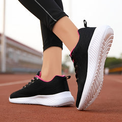 Women's Mesh Breathable Running Shoes Non-slip Sports Lightweight Sneakers