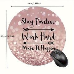 20x20cm Waterproof E-sport Mouse Pad Non-slip Rubber for PC Office Work