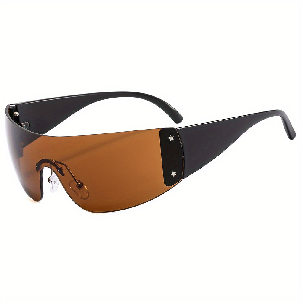 Y2K Star Wrap Sunglasses UV400 Sun Shades