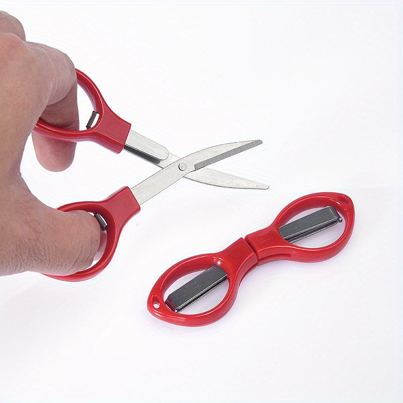 Compact Portable Folding Scissors for Travel Fishing