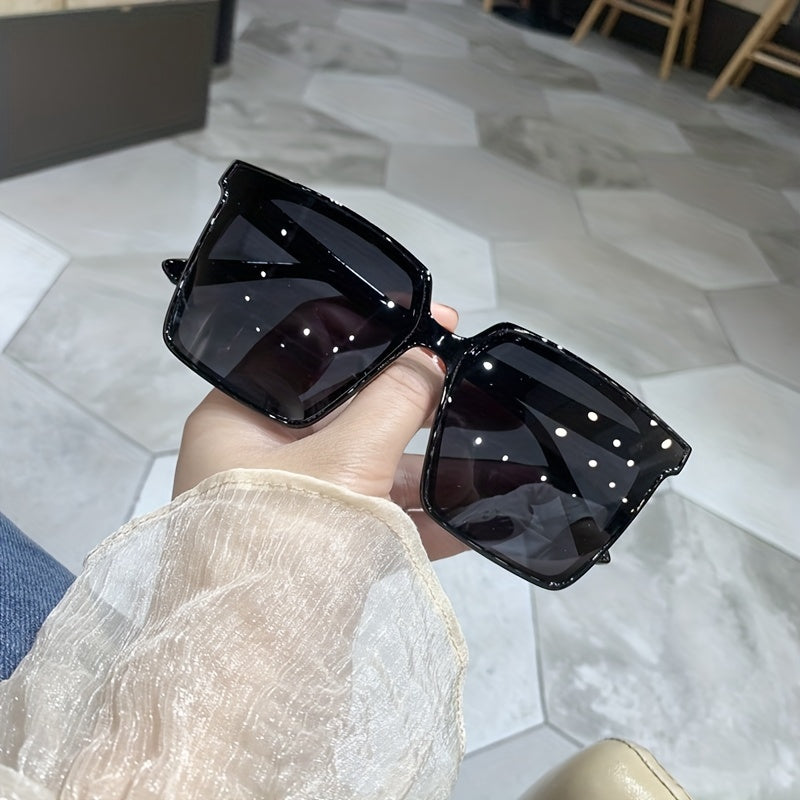 Large Square Polarized Sunglasses for Men Women - UV400