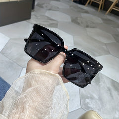 Large Square Polarized Sunglasses for Men Women - UV400