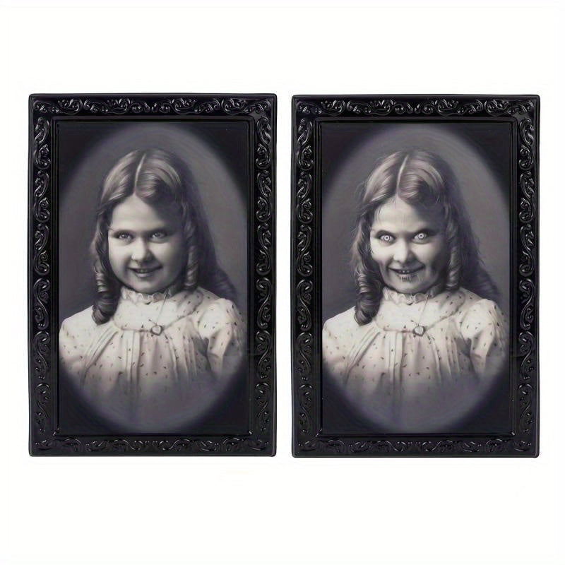 Halloween 3D Face Changing Picture Frame Decoration