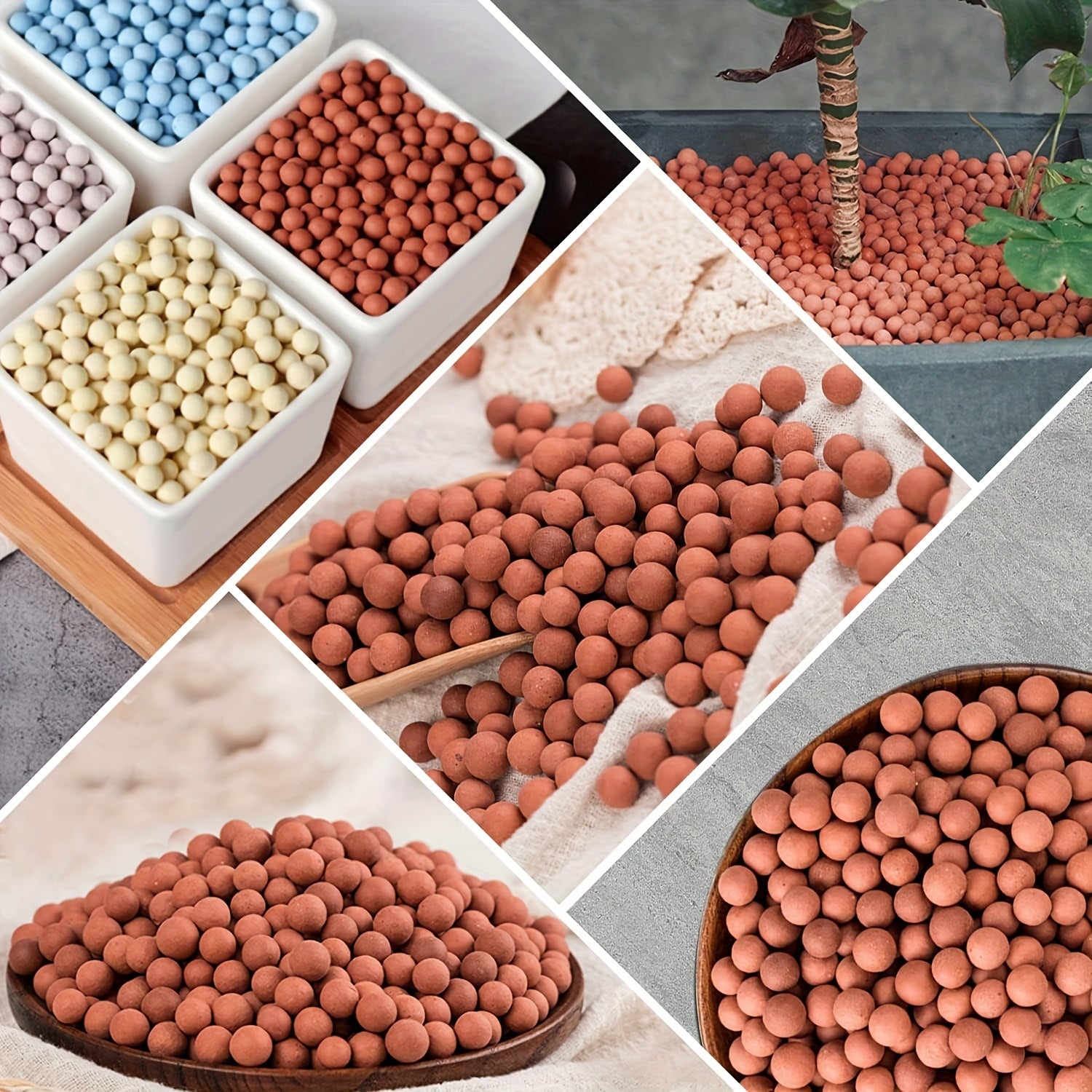 Ceramsite Clay Pebbles for Orchids and Indoor Plants 200 Al