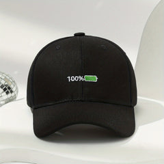 Mens Embroidered Sunscreen Baseball Cap - 100 Pattern
