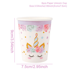 Magical Unicorn Plates for Parties & Gatherings