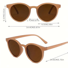 Round Sunglasses Women Retro Summer Outdoor Jelly Shades
