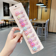 10pcs Children's Hairpin Girls Hair Clip Set