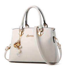 Classic Tote Satchel Bag All Match Shoulder Bag Work Pendant