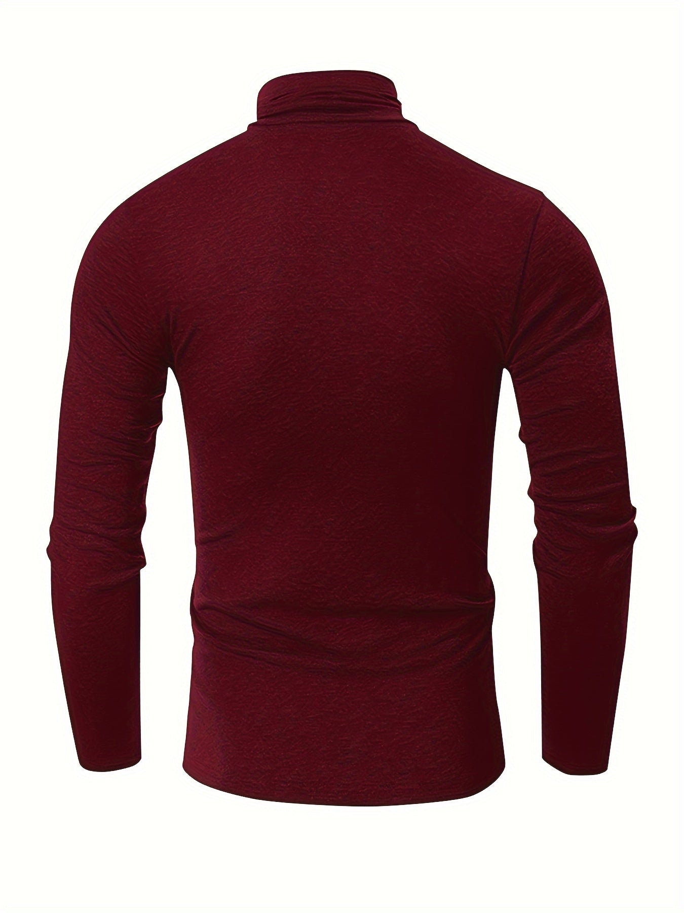 Men's Casual Sports Turtleneck Fleece Top