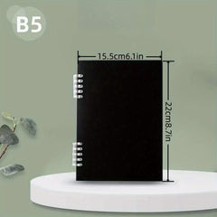 B5 Non-slip Hand Notebook Binder Detachable Soft Loose-leaf Office Notepad