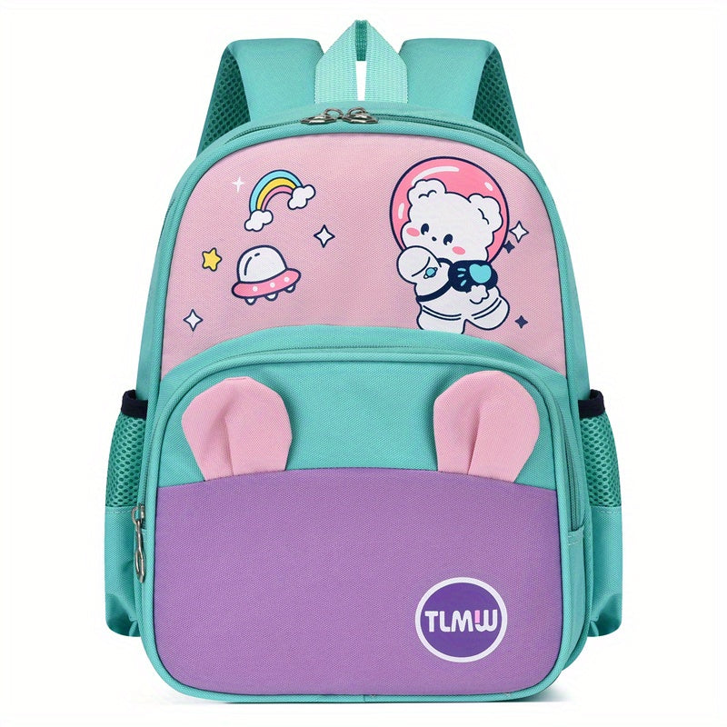 Kids Astronaut Bear Dinosaur Backpack Lightweight Breathable Travel Bag