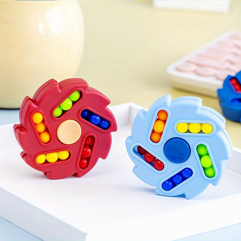 3pcs Magic Bean Gyroscope Fingertip Toy Spinning Ball Puzzle Decompression