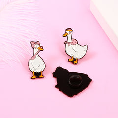 Courage Duck Brooch Pin Men Women Novelty Pins Bags Jackets Hats