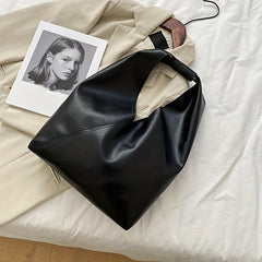 Large Capacity Hobo Bag Retro Shoulder Tote Women's Handbag