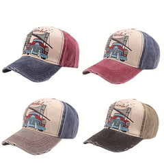 Truck Baseball Cap Visor Hat Matching Duck Tongue Pure Hat