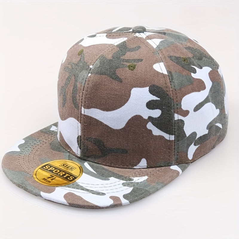 Smooth Camo Flat Cap Men Women Baseball Hip hop Hat