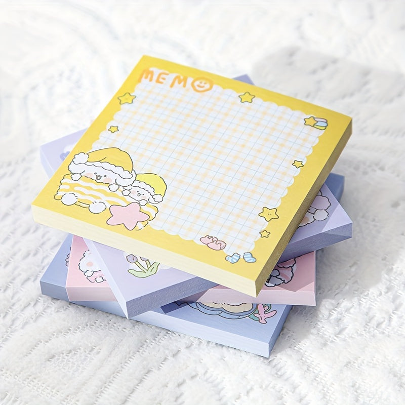80 Sheets Cute Cartoon Puppy Sticky Notes for Students
