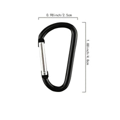 5pcs Durable Carabiners for Outdoor Activities