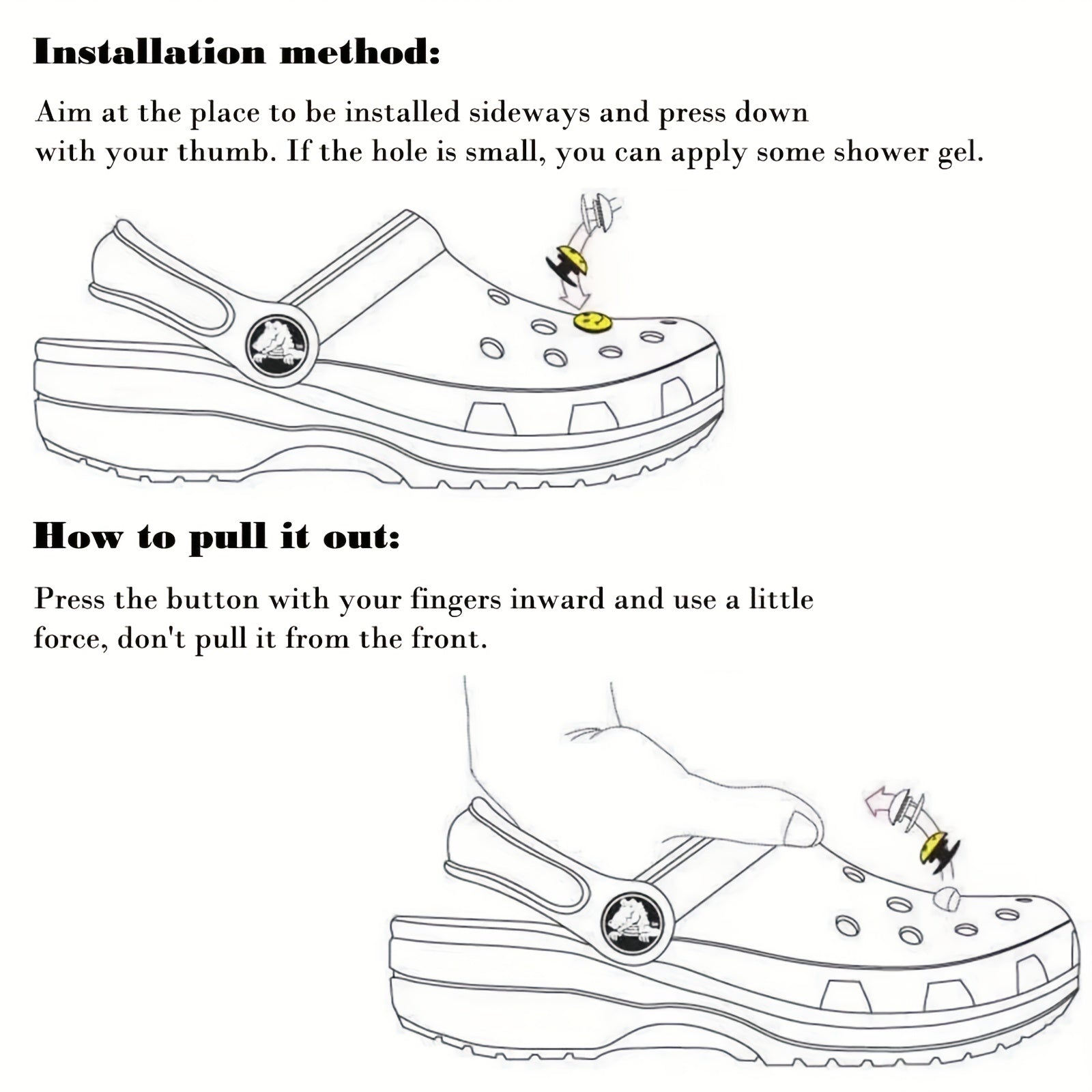 20Pcs Butterfly Shoe Charms For Clogs Garden Shoes DIY Decoration