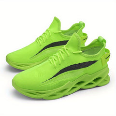 Breathable Lace Up Running Shoes Soft Comfortable Non slip Sneakers