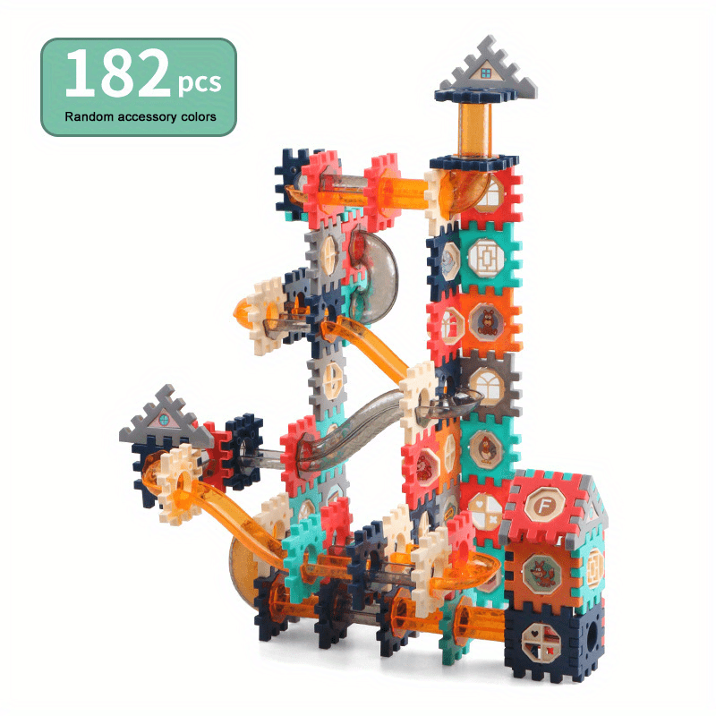 Pipeline Rolling Ball Building Blocks Set Educational Toy Kids 4-9 Ye