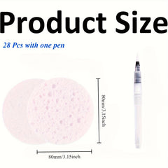 28pcs Foam Texture Painting Paper
