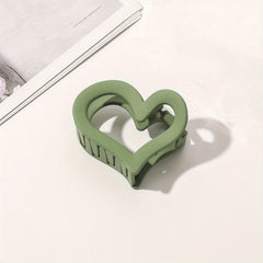 Heart Shape Hair Claw Shark Claw Ponytail Holder Hair Accessories