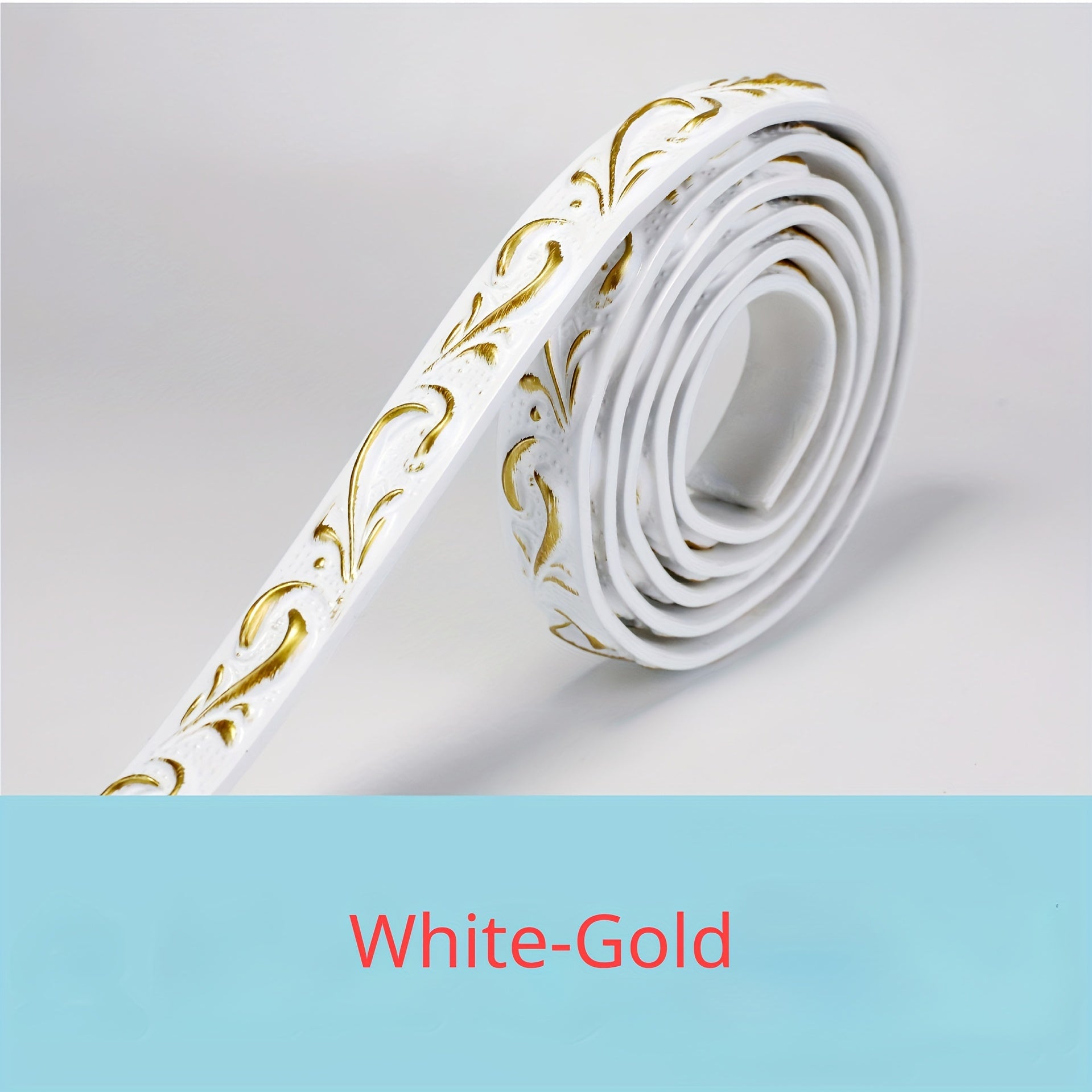 3D Self Adhesive Soft Line Baseboard Ceiling Trim Line Wall Molding Sticker
