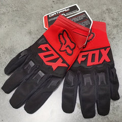 Breathable Adult Motorcycle Racing Gloves Red