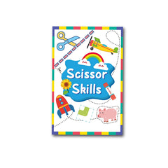 Scissor Skills Activity Book for DIY Paper Crafts - Colorful Designs