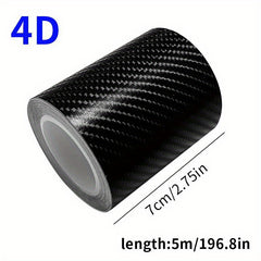 Carbon Fiber Door Sill Strip Bright Matte Car Decoration Sticker