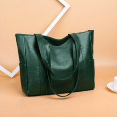 Large Capacity Tote Shoulder Bag Zipper Storage Bag