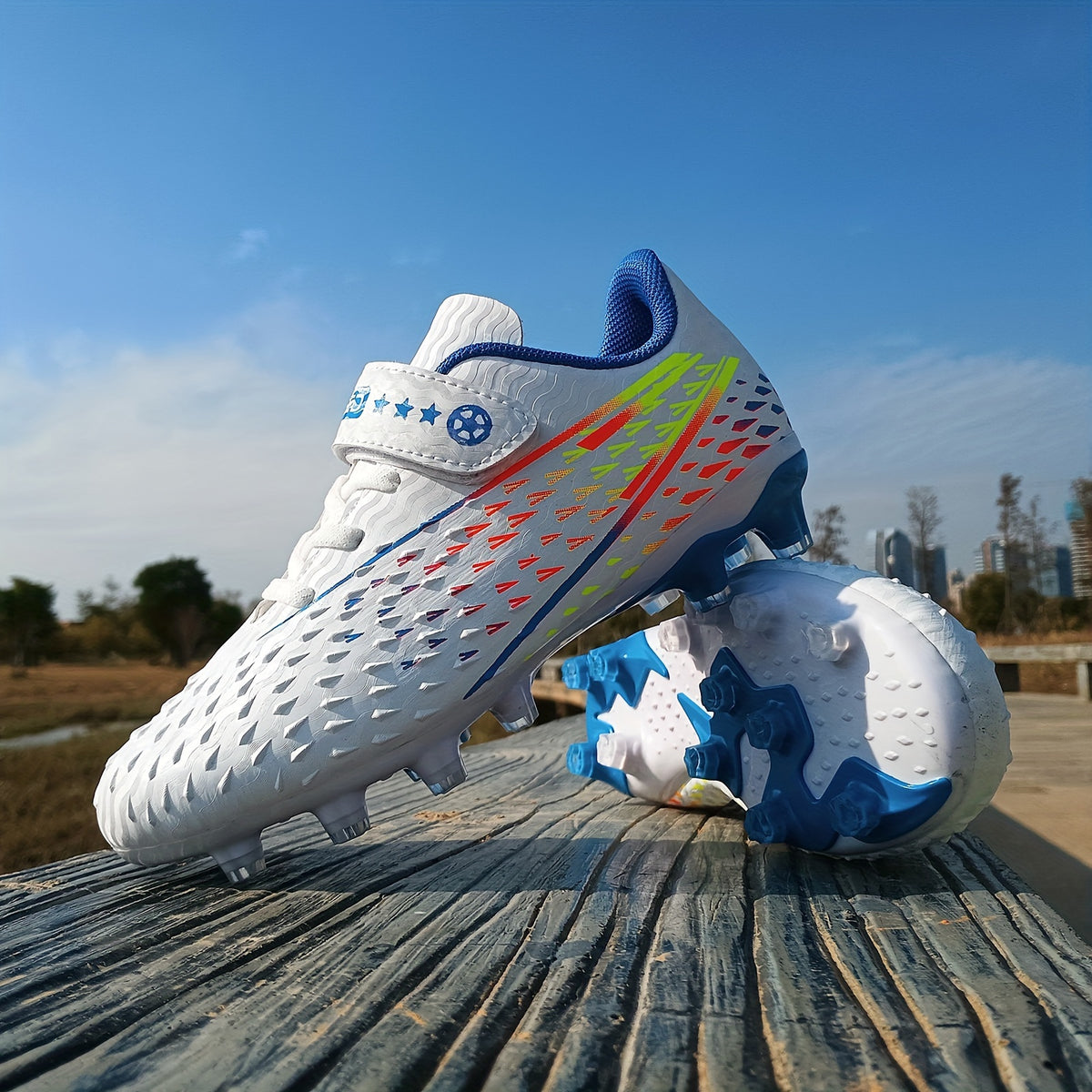 Boys Non Slip Football Cleat With Spikes Outdoor Soccer Cleats