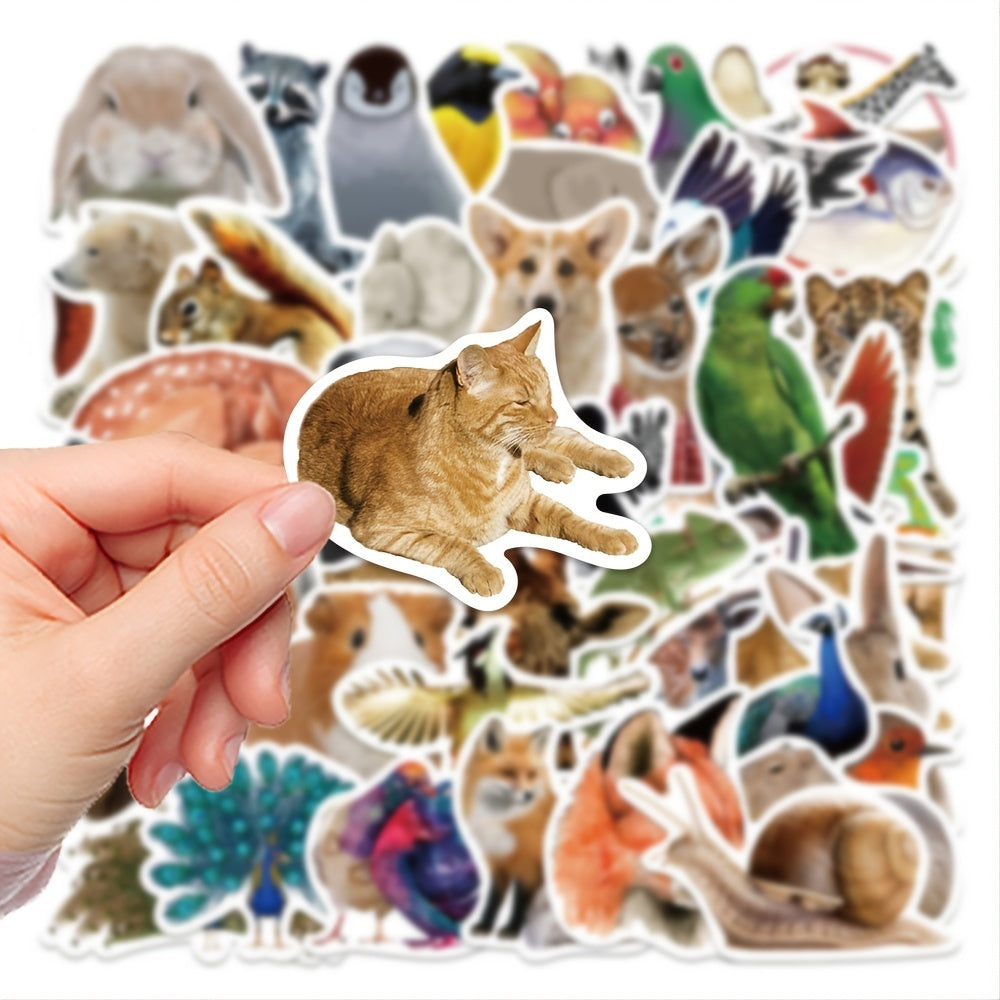 50pcs Cartoon Animal Stickers Phone Case DIY Decoration