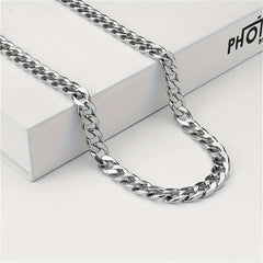 1pc Cuban Chain Necklace Gift For Boyfriend Promise Necklace For Him