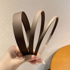 3pcs Matte Teeth Comb Headbands Hair Accessories