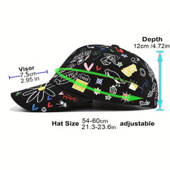 Hip Hop Graffiti Baseball Cap Unisex Dad Hat