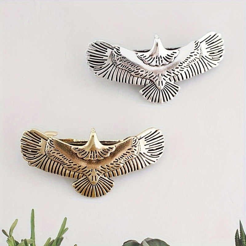 Vintage Flying Eagle Barrette Hip Hop Metal Hair Clip Gift