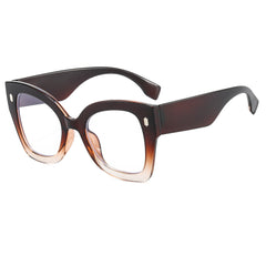 Light Blocking Glasses Large Cat Eye Clear Lens Anti Eyestrain