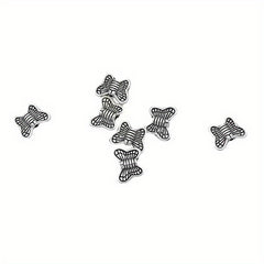 10pcs Butterfly Flower Owl Alloy Spacer Beads For DIY Jewelry Making