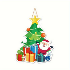 Christmas Decoration Door Hanging Wall Hanging Holiday Party Supplies