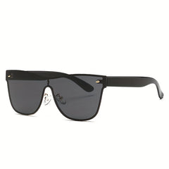 Y2K Retro Frameless Sunglasses Men's Sunshade Anti UV Lightweight Glasses