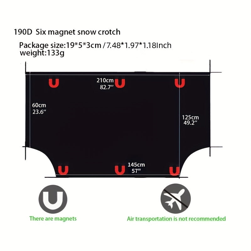Magnetic Car Sunshade for Windshield Waterproof Snowproof Cover