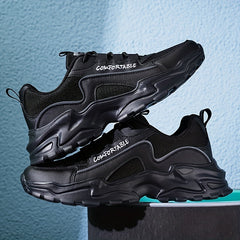 Men's Chunky Jogging Gym Sneakers Breathable Shock Absorbing