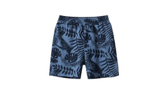 Tropical Leaf Print Boys Quick-drying Shorts