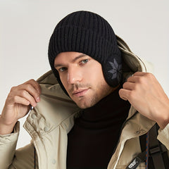 Thickened Velvet Knitted Woolen Hats for Winter, Ear Protection