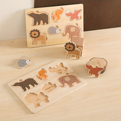 Wooden Mosaic Puzzle for Kids